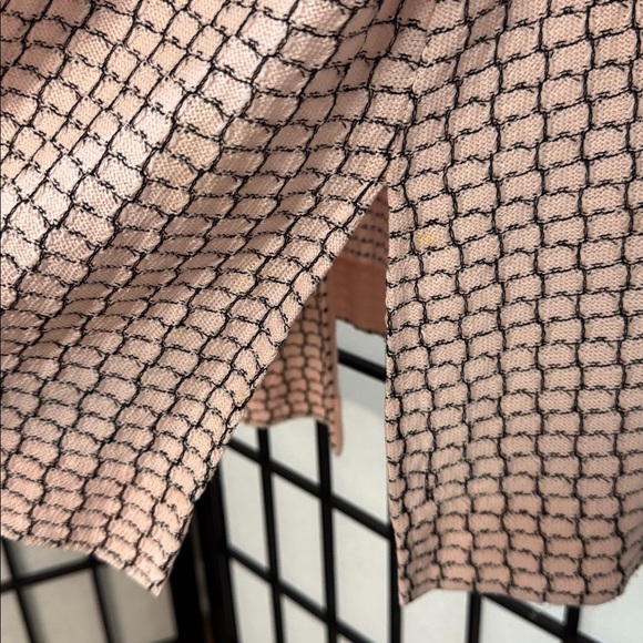 Ming Wang Textured Knit Cardigan Sweater Jacket Blazer Notch Collar Sz 2x - Picture 6 of 7